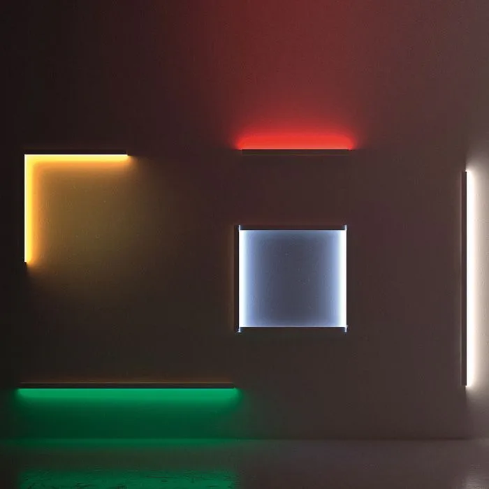 Light rectangles installation